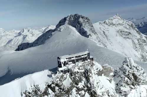 Capanna Regina Margherita, 4554 m, Monte Rosa, Italien. Ort zahlreicher höhenmedizinischer Studien des Arbeitsgruppenleiters.